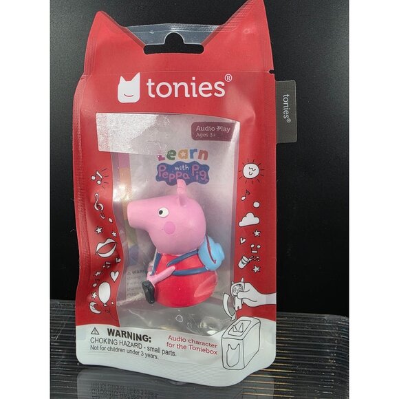 Tonies Peppa Pig Learn with Peppa Audio Figure for Toniebox Storytelling Toy - Picture 1 of 5